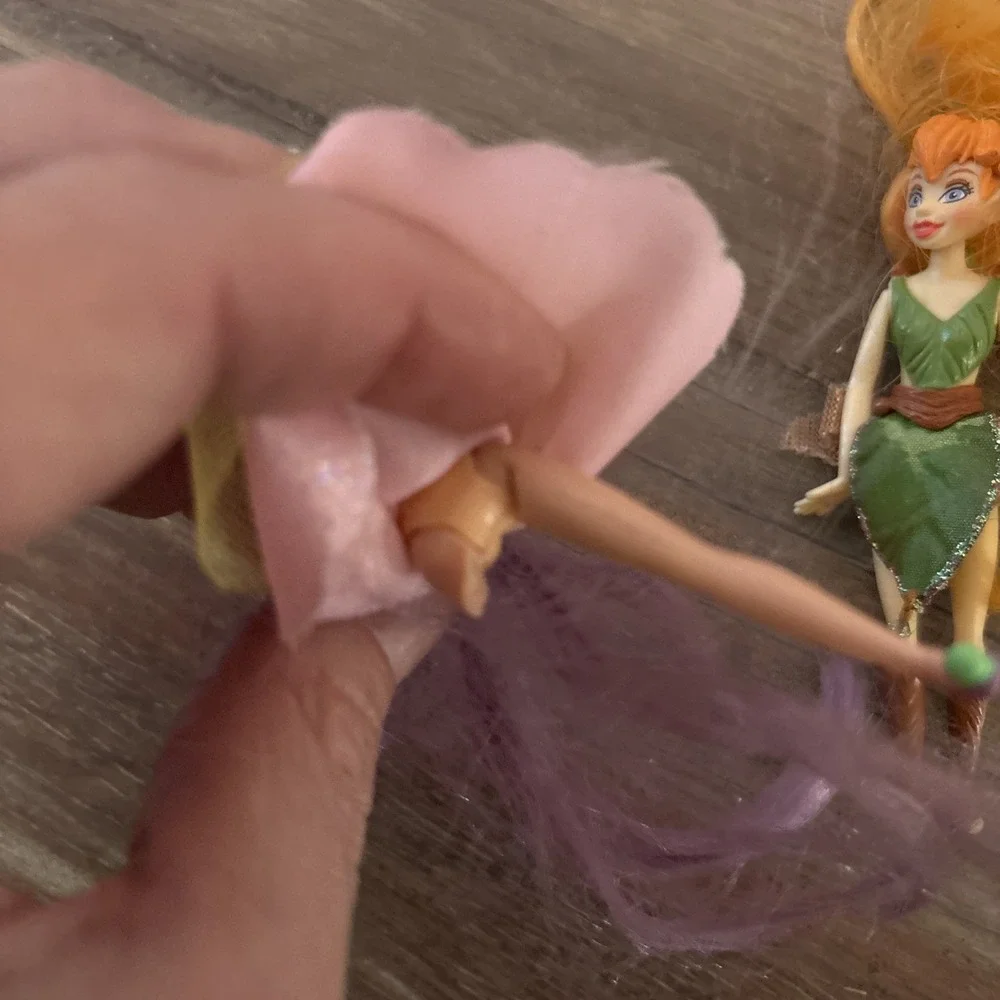 Disney Fairies Pixies Dolls Playset Tiny Mini Fairy Lot Of 2- See Notes